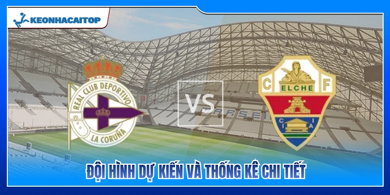 Danh sách thi đấu dự kiến và thông số chi tiết