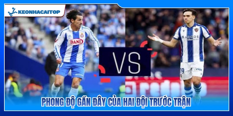Phong độ thi đấu gần đây của hai đội